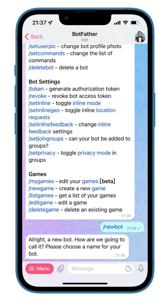 Telegram Bot 机器人注册教程